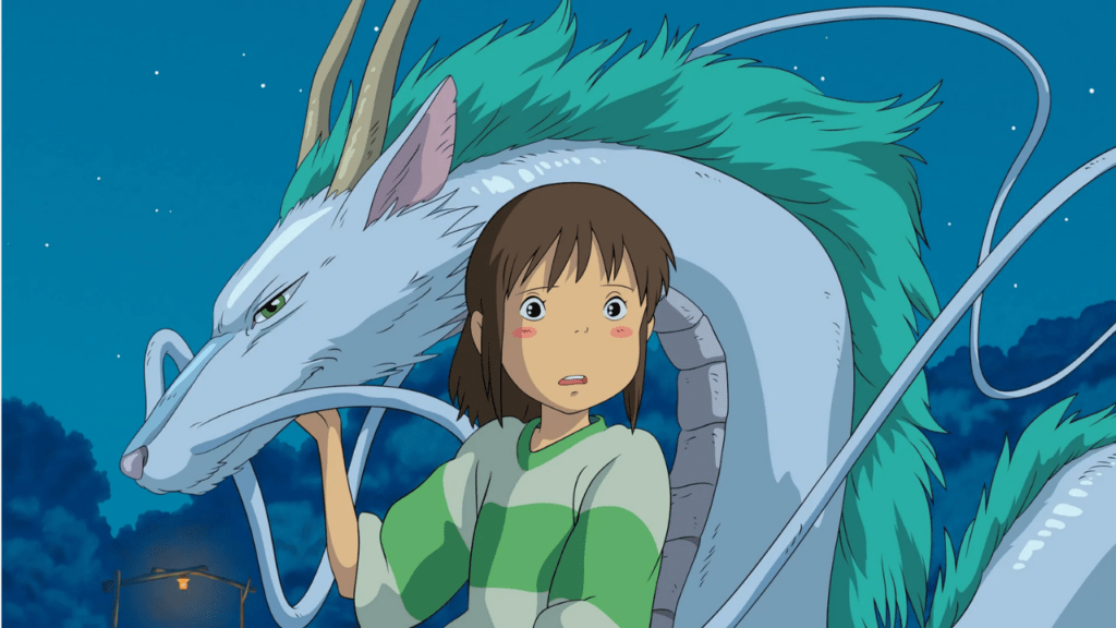 3. Spirited Away (A Viagem de Chihiro) (2001) - melhores animações de todos os tempos